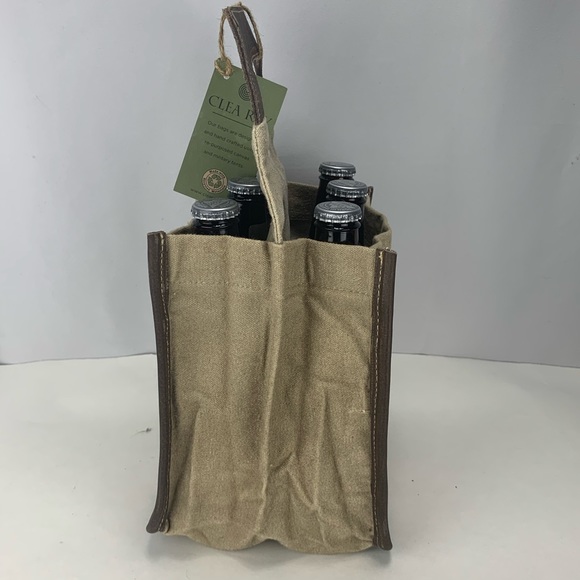 Beer Caddy Made From Repurposed Tent Canvas - Picture 3 of 7